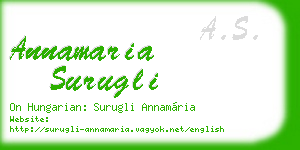 annamaria surugli business card